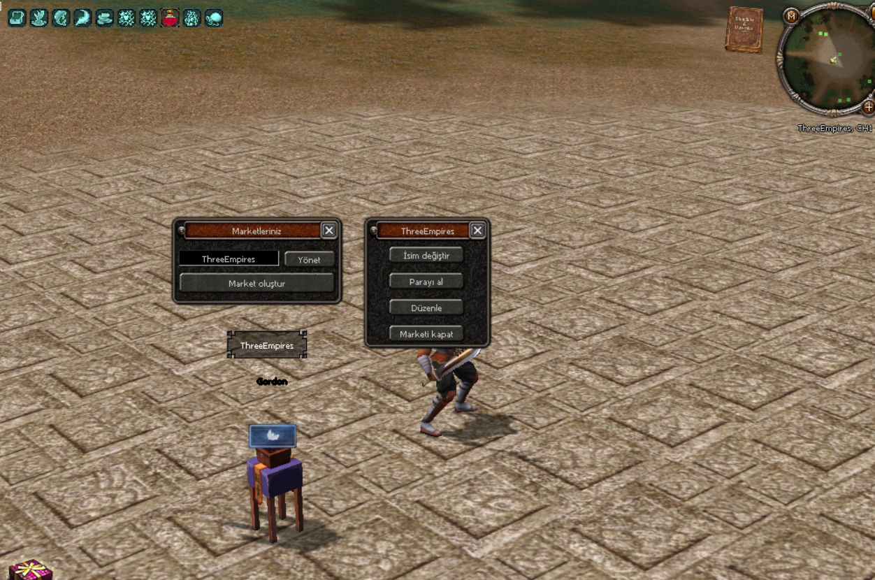 ThreeEmpires Offline Pazar Ekrani