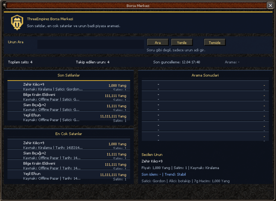 ThreeEmpires Borsa Merkezi