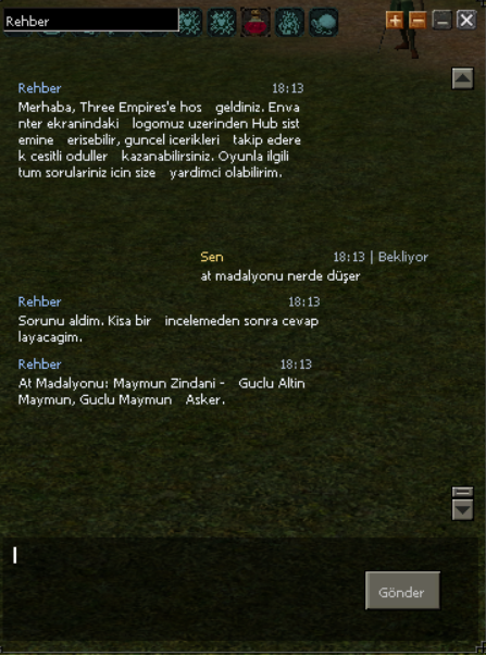 ThreeEmpires Rehber Sistemi