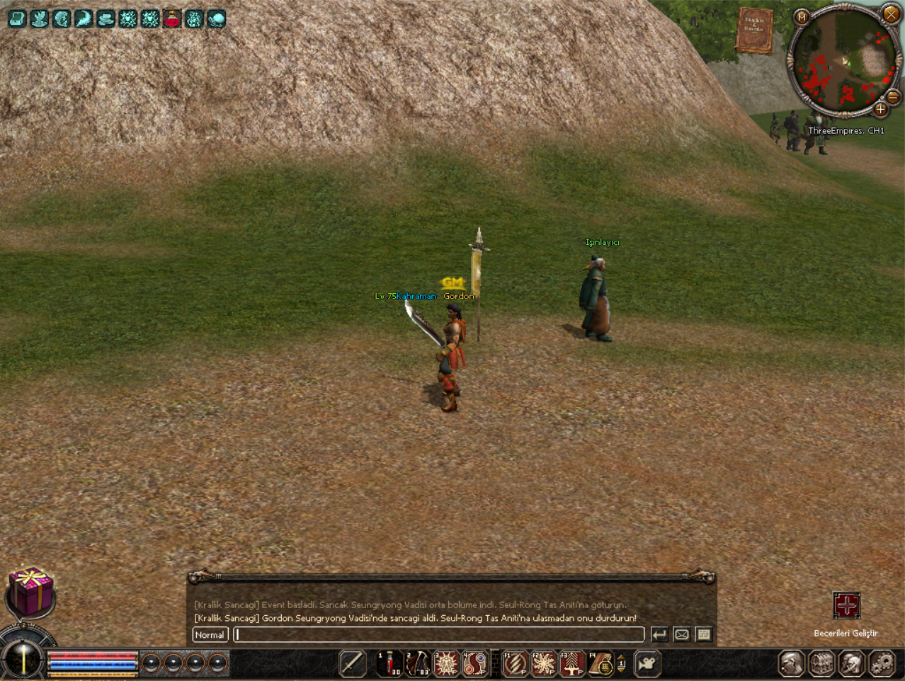 ThreeEmpires Sancak Tasima Etkinligi